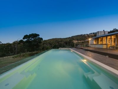 Compass Pools Australia 2017 SPASA Victoria Awards Lap Pool with Glass Wall