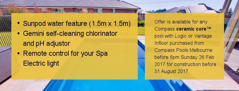 Compass Pools Melbourne Fibreglass Pools Promotion