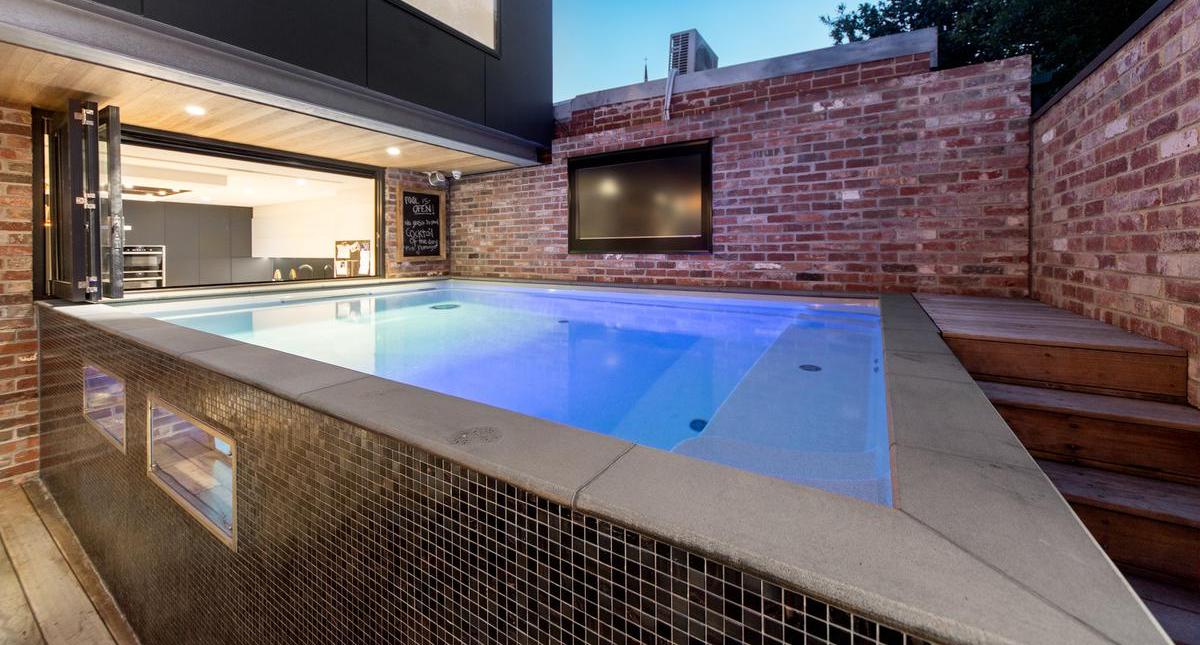 Compass Pools Australia Above Ground Pools are installed without excavation reducing the costs