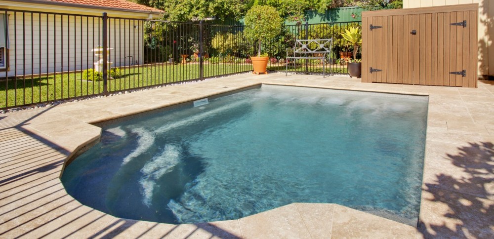 Compass Pools Australia Courtyard pool for smaller backyards