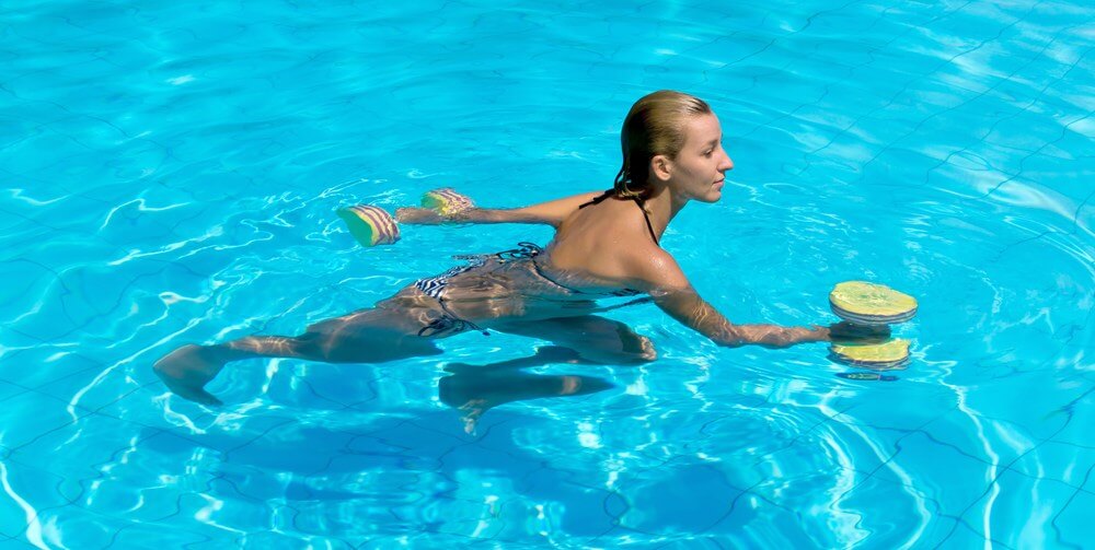 Exercising in your own pool