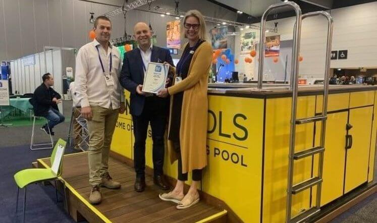 Victorian Pool and Spa Show Award for the Best Shell Scheme Stand