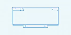 Compass fibreglass pool shape Vogue 9.4